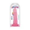 Curve Toys Lollicock Slim Stick 8 In. Dildo With Suction Cup Cherry Ice