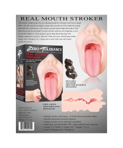 Zero Tolerance Real Mouth Stroker With Dvd