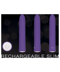 Evolved Rechargeable Sli Mline Vibrator Purple