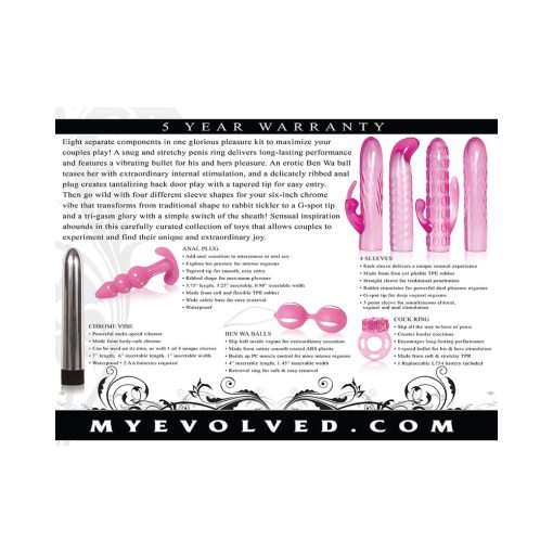 Evolved 8-Piece Intense Pleasure Kit Pink - Image 12