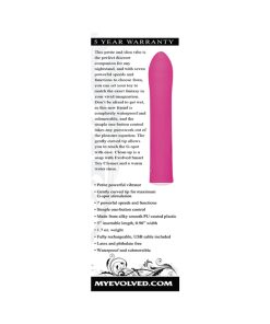 Evolved Rechargeable G-Spot Vibrator Pink