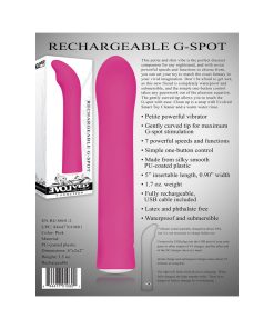 Evolved Rechargeable G-Spot Vibrator Pink