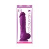 Coloursoft 8 In. Soft Dildo Purple
