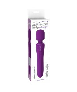 Wanachi Body Recharger Rechargeable Silicone Wand Vibrator Purple
