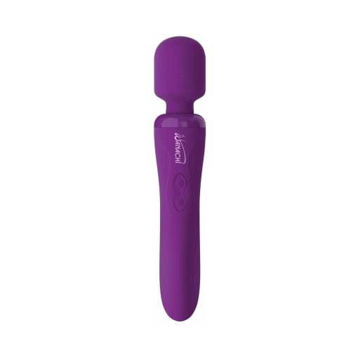 Wanachi Body Recharger Rechargeable Silicone Wand Vibrator Purple - Image 2