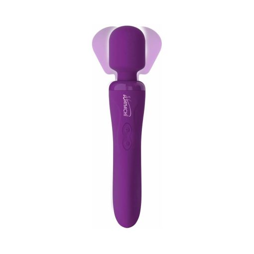 Wanachi Body Recharger Rechargeable Silicone Wand Vibrator Purple - Image 4