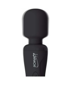 Wanachi Body Recharger Wand – Rechargeable Silicone Vibrator Black