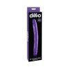 Dillio 12 In. Double Dong Realistic Dual-Ended Dildo Purple