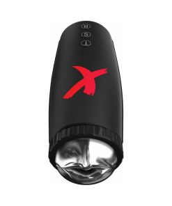 Pdx Elite Moto-Bator Thrusting Suction Masturbator Clear/Black