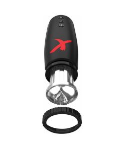 Pdx Elite Moto-Bator Thrusting Suction Masturbator Clear/Black
