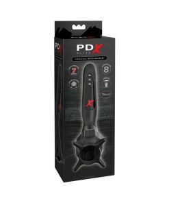 Pdx Elite Vibrating Roto-Sucker Swiveling Suction Masturbator Black
