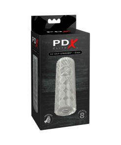 Pdx Elite Ez Grip Stroker Clear