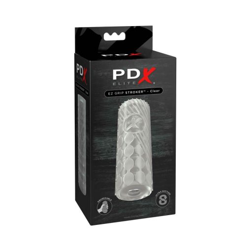 Pdx Elite Ez Grip Stroker Clear