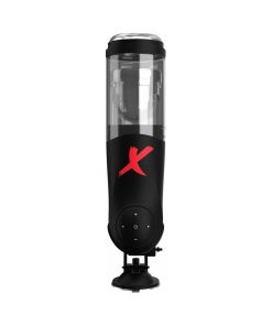 Pdx Elite Deluxe Mega-Bator Rotating Thrusting Masturbator Clear/Black