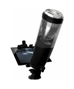 Pdx Elite Deluxe Mega-Bator Rotating Thrusting Masturbator Clear/Black