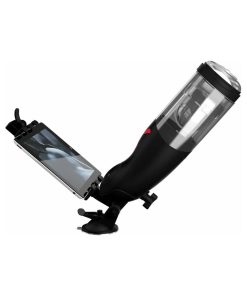 Pdx Elite Deluxe Mega-Bator Rotating Thrusting Masturbator Clear/Black