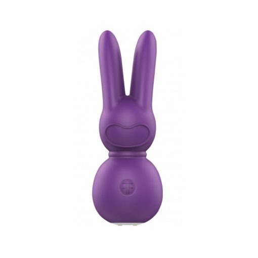 Femmefunn Funn Buddies Stubby 2 Massager Rechargeable Silicone Vibrator With Ears Purple