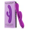 Femmefunn Ultra Rabbit Rechargeable Silicone Dual Stimulation Vibrator Purple