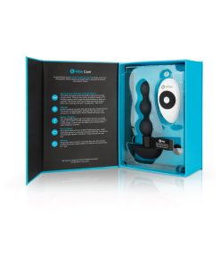 B-Vibe Triplet Rechargeable Remote-Controlled Vibrating Anal Beads Plug Black