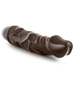 Dr. Skin Vibe 6 Realistic 8.75 In. Vibrating Dildo Brown