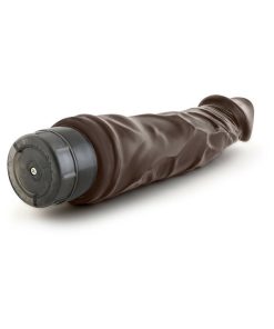 Dr. Skin Vibe 6 Realistic 8.75 In. Vibrating Dildo Brown