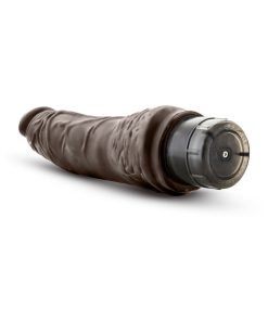 Dr. Skin Vibe 7 Realistic 8.5 In. Vibrating Dildo Brown