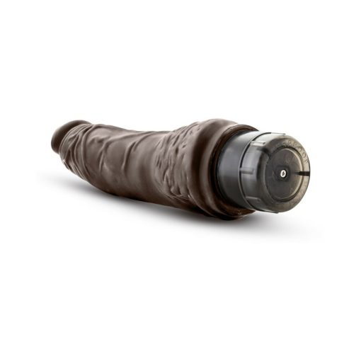 Dr. Skin Vibe 7 Realistic 8.5 In. Vibrating Dildo Brown - Image 5