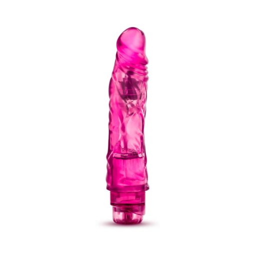 Glow Dicks The Drop Realistic 8.5 In. Vibrating Dildo Pink - Image 3