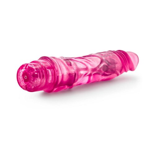 Glow Dicks The Drop Realistic 8.5 In. Vibrating Dildo Pink - Image 5