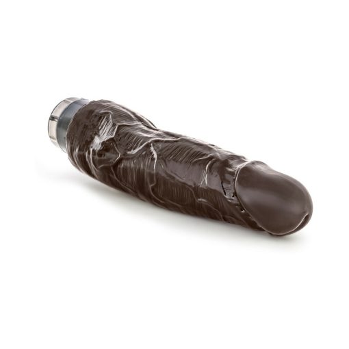 Dr. Skin Vibe 14 Realistic 8 In. Vibrating Dildo Brown - Image 4