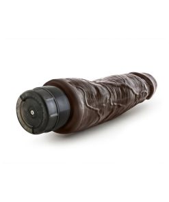Dr. Skin Vibe 14 Realistic 8 In. Vibrating Dildo Brown