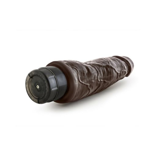 Dr. Skin Vibe 14 Realistic 8 In. Vibrating Dildo Brown - Image 5