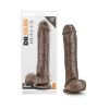 Dr. Skin Mr. Savage Realistic 11.5 In. Dildo With Balls Brown