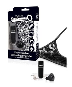 Screaming O My Secret Charged Remote Control Panty Vibe - Black