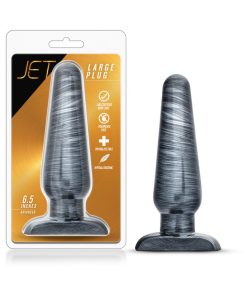 Jet Large Plug Carbon Metallic Black
