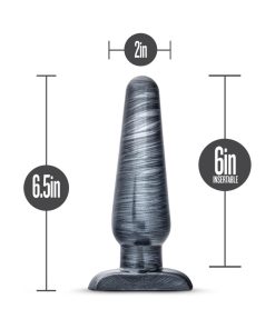 Jet Large Plug Carbon Metallic Black