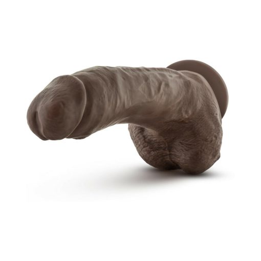 Dr. Skin Mr. Mayor Realistic 9 In. Dildo With Balls Brown - Image 4