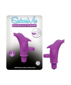 Seduce Me Dolphin Clit Pleaser 3 Speed Waterproof Purple