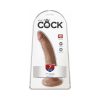 King Cock 7 In. Cock Realistic Dildo With Suction Cup Tan