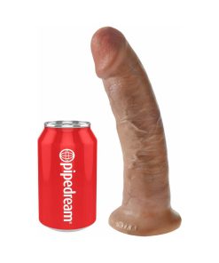 King Cock 9 In. Cock Realistic Dildo With Suction Cup Tan