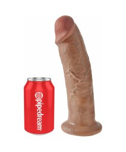 King Cock 10 In. Cock Realistic Dildo With Suction Cup Tan