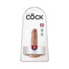 King Cock 5 In. Cock Realistic Dildo With Suction Cup Tan