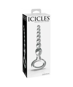 Icicles No. 67 Beaded Glass Massager Clear