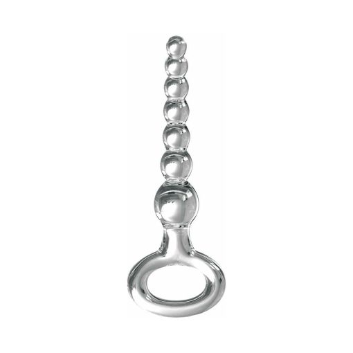 Icicles No. 67 Beaded Glass Massager Clear - Image 2