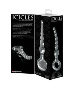 Icicles No. 67 Beaded Glass Massager Clear