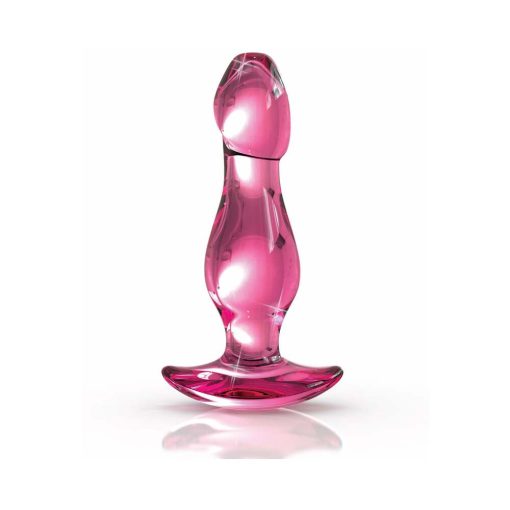 Icicles No. 73 Glass Anal Plug Pink - Image 2