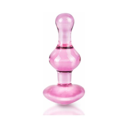 Icicles No. 75 Beaded Glass Massager With Heart-Shaped Base Pink - Image 2