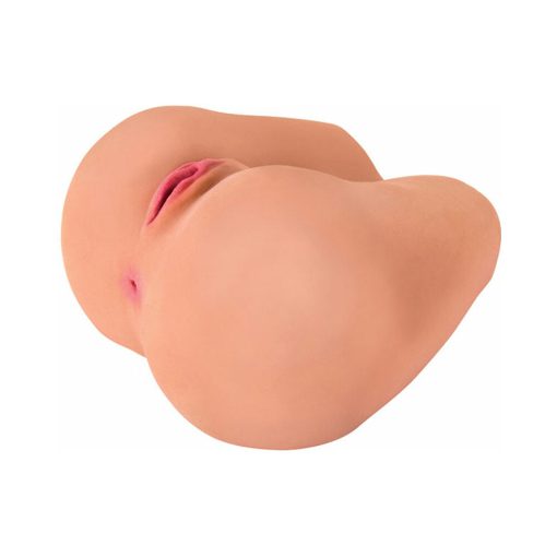 Curve Toys Mistress Perfect Fuck Maddie Missionary Vibrating Dual Entry Masturbator Beige - Image 2