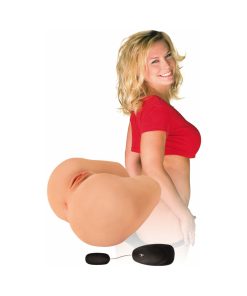 Curve Toys Mistress Perfect Fuck Maddie Missionary Vibrating Dual Entry Masturbator Beige