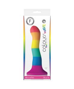 Colours Pride Edition Wave 6 In. Dildo Rainbow